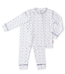 Meisjes pyjama white assorti - Little Label