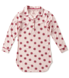 nachthemd dames roze fuchsia zonnetjes Little Label