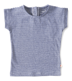 blauw gestreept baby shirtje- Little Label