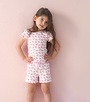 model korte pyjama roze libellen print Little Label